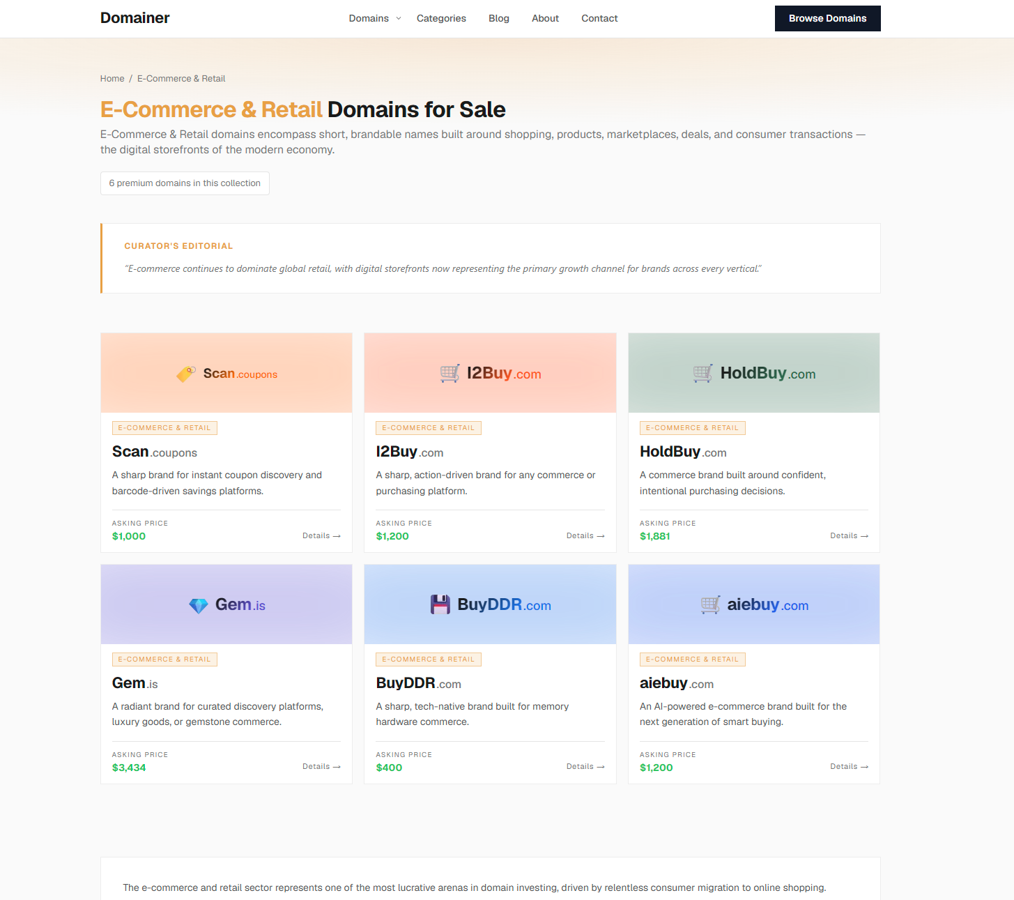 Category Page